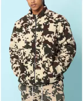 Мужская реверсивная куртка Digi Sherpa CARRE, черный