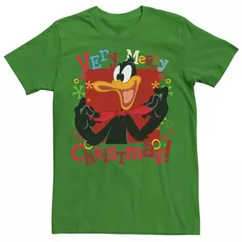 Мужская рождественская футболка Looney Tunes Daffy Duck Very Merry Christmas Licensed Character