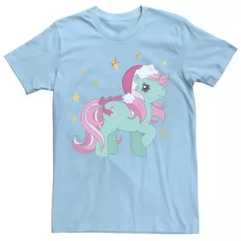 Мужская рождественская футболка My Little Pony с шляпой Санты Licensed Character