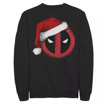 Мужская рождественская толстовка с капюшоном Санта-Клауса Marvel Deadpool Icon Licensed Character