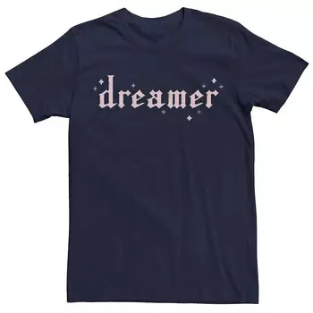 Мужская розовая футболка с надписью Gonzales Hispanic Heritage Dreamer Licensed Character, темно-синий