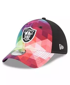 Мужская розовая гибкая кепка Las Vegas Raiders 2023 NFL Crucial Catch 39THIRTY New Era, розовый