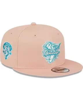 Мужская розовая кепка Chicago White Sox Sky Aqua Undervisor 9FIFTY Snapback New Era