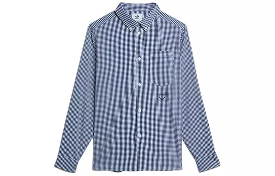 Мужская рубашка Adidas Originals, цвет Blue