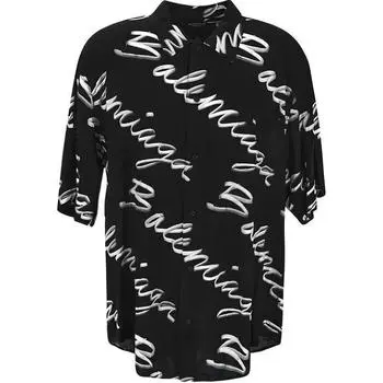 Рубашка мужская Balenciaga Minimal, черный