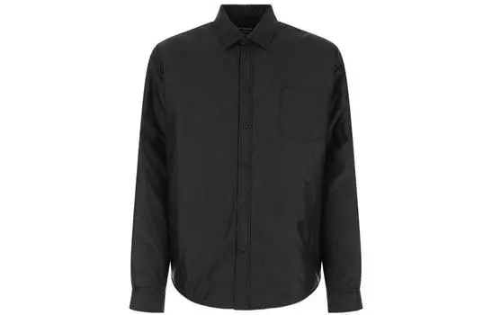 Рубашка мужская Balenciaga классическая, черный