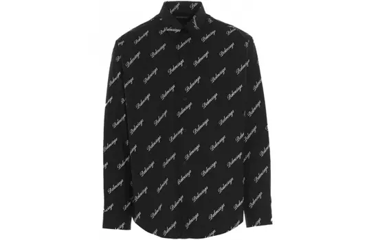 Рубашка мужская Balenciaga, черный