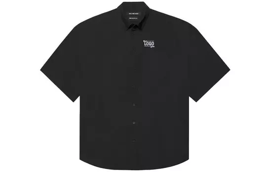 Мужская рубашка Balenciaga, цвет Black