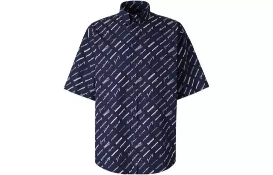 Мужская рубашка Balenciaga, цвет Blue