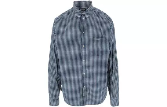 Мужская рубашка Balenciaga, синий