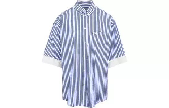 Мужская рубашка Balenciaga, синий