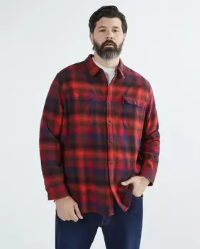 Мужская рубашка больших размеров с длинным рукавом Levi's, красный