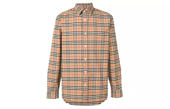 Мужская рубашка Burberry, цвет ArchiveBeige