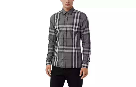 Мужская рубашка Burberry, цвет Black