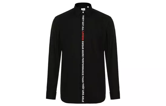 Мужская рубашка Burberry, цвет Black