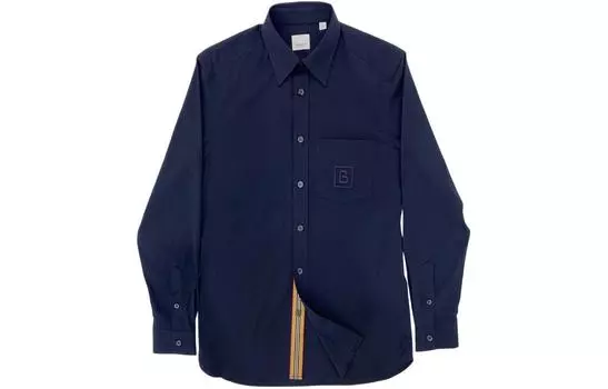 Мужская рубашка Burberry, цвет Blue