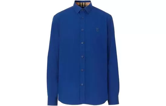 Мужская рубашка Burberry, цвет Blue