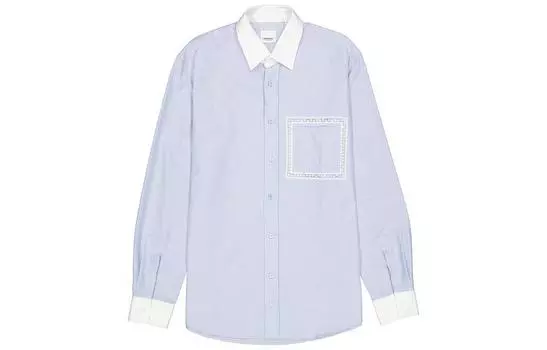 Мужская рубашка Burberry, цвет Blue