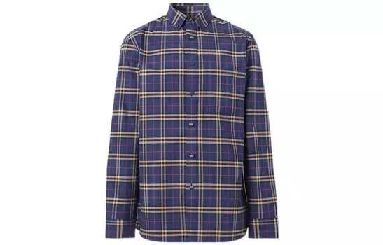 Мужская рубашка Burberry, цвет Blue