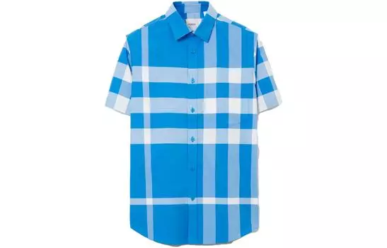 Мужская рубашка Burberry, цвет Blue