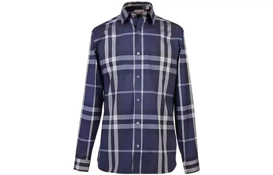 Мужская рубашка Burberry, цвет Blue