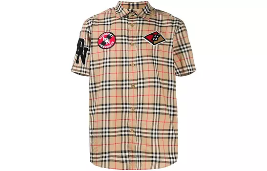 Мужская рубашка Burberry, цвет Brown