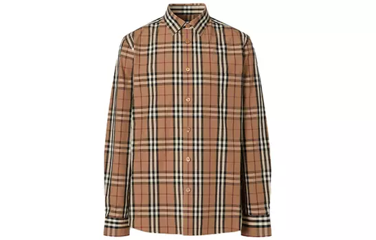 Мужская рубашка Burberry, цвет Brown