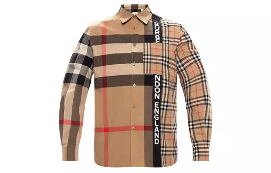 Мужская рубашка Burberry, цвет Brown
