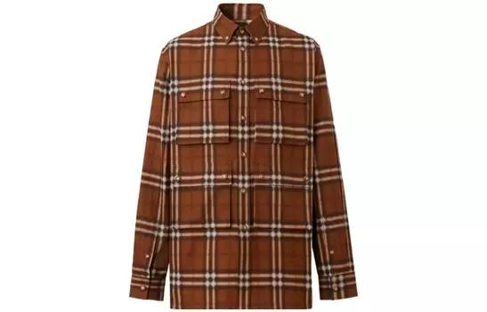 Мужская рубашка Burberry, цвет Brown