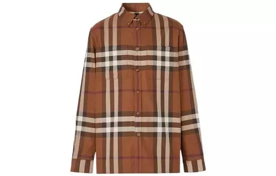 Мужская рубашка Burberry, цвет Brown