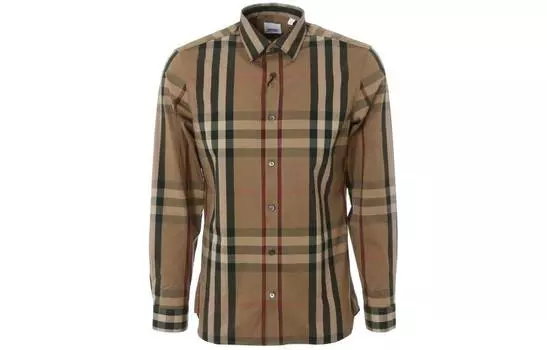 Мужская рубашка Burberry, цвет Brown