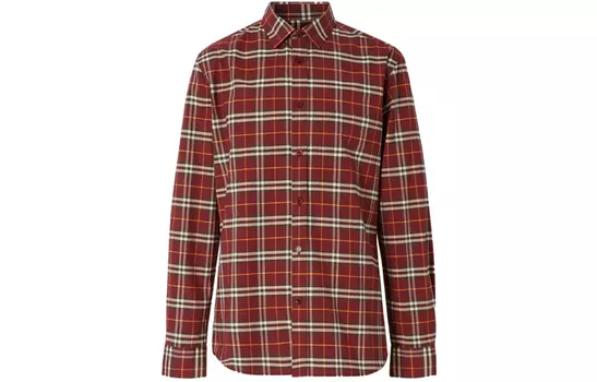 Мужская рубашка Burberry, цвет Burgundy