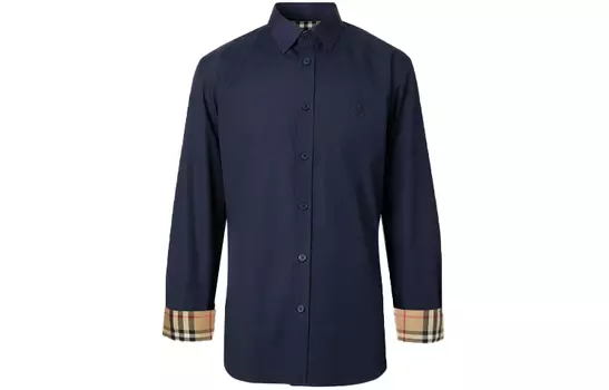 Мужская рубашка Burberry, темно-синий