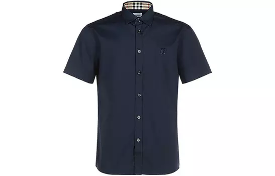 Мужская рубашка Burberry, темно-синий