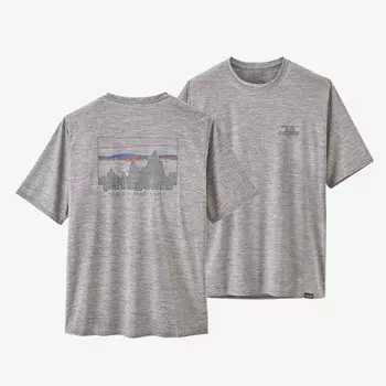Мужская рубашка Capilene Cool с рисунком на каждый день Patagonia, цвет 73 Skyline: Feather Grey