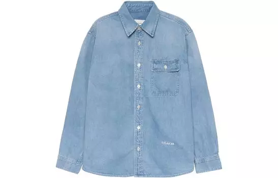 Мужская рубашка COACH, цвет Blue