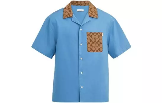 Мужская рубашка COACH, цвет Blue