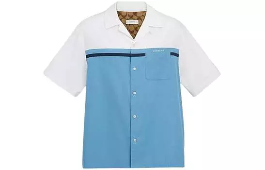 Мужская рубашка COACH, цвет Blue