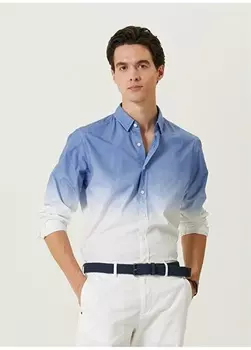 Мужская рубашка Comfort Fit с нижним воротником Network