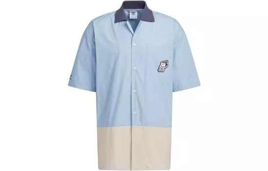 Мужская рубашка Cvd светло-синяя Adidas Originals, светло-голубой