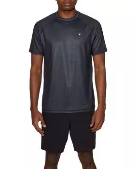 Мужская рубашка для плавания с короткими рукавами и рукавами реглан Spyder