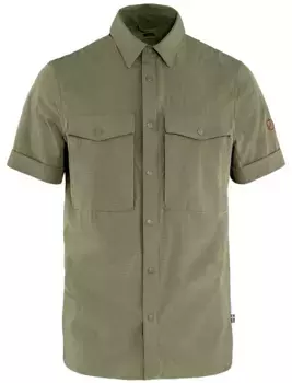 Мужская рубашка Fjallraven Abisko Trekking SS, светло-оливковый