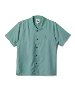 Мужская рубашка Flecky Island из ткани в рубчик Quiksilver, зеленый