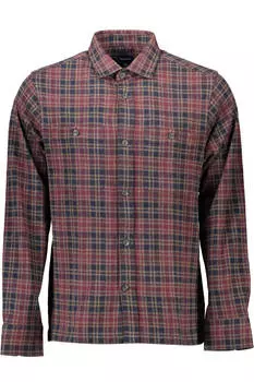 Мужская рубашка Gant с воротником на пуговицах фланелевая, мультиколор