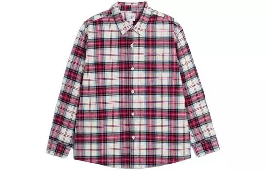 Мужская рубашка GAP, цвет Black/White Checked