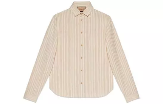 Рубашка мужская Gucci Striped, бежевый