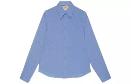 Мужская рубашка Gucci, синий