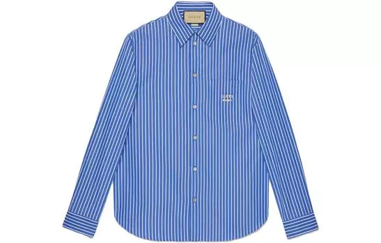 Мужская рубашка Gucci, синий