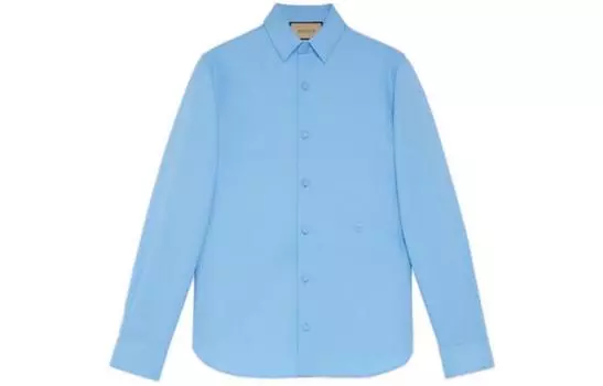 Мужская рубашка Gucci, синий