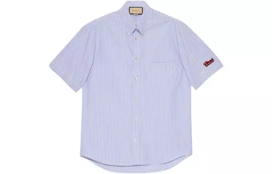 Мужская рубашка Gucci, синий